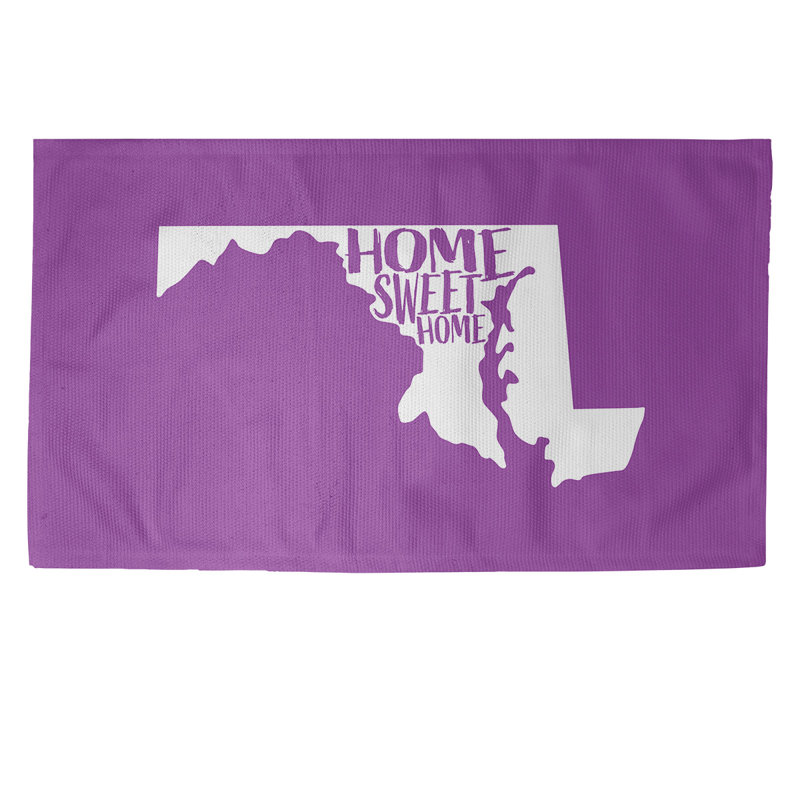 Tapis de région mauve maryland, Rectangle 2 pi x 3 pi