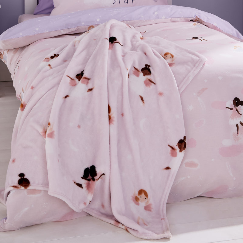 Dancing Fairies Cosy Fleece Throw