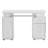 White Computer Desk With Drawers