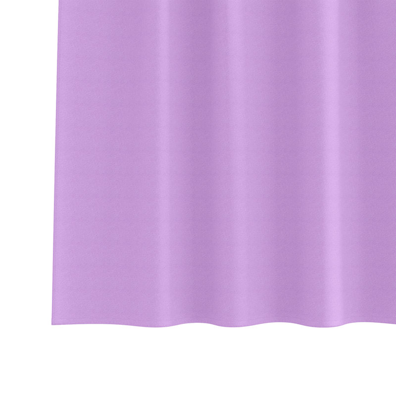 Curtains With Curtains 2 Pcs Polyester, Purple, 140cm Width x 260cm Drop