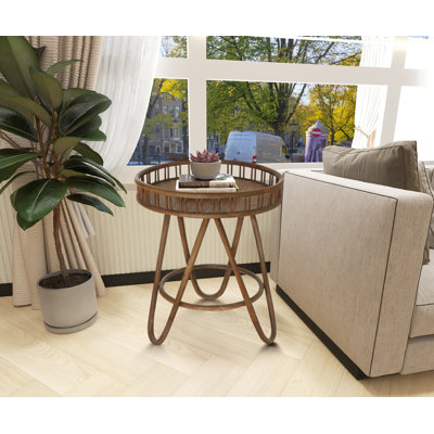 Manningtree Tray Top 3 Legs End Table by Bay Isle Home