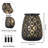  8''H Moroccan Style Metal Lamp with Handle