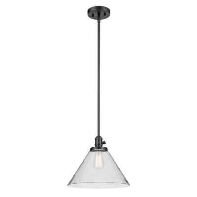 Luminaire suspendu conique 1 lumière 11,75 po