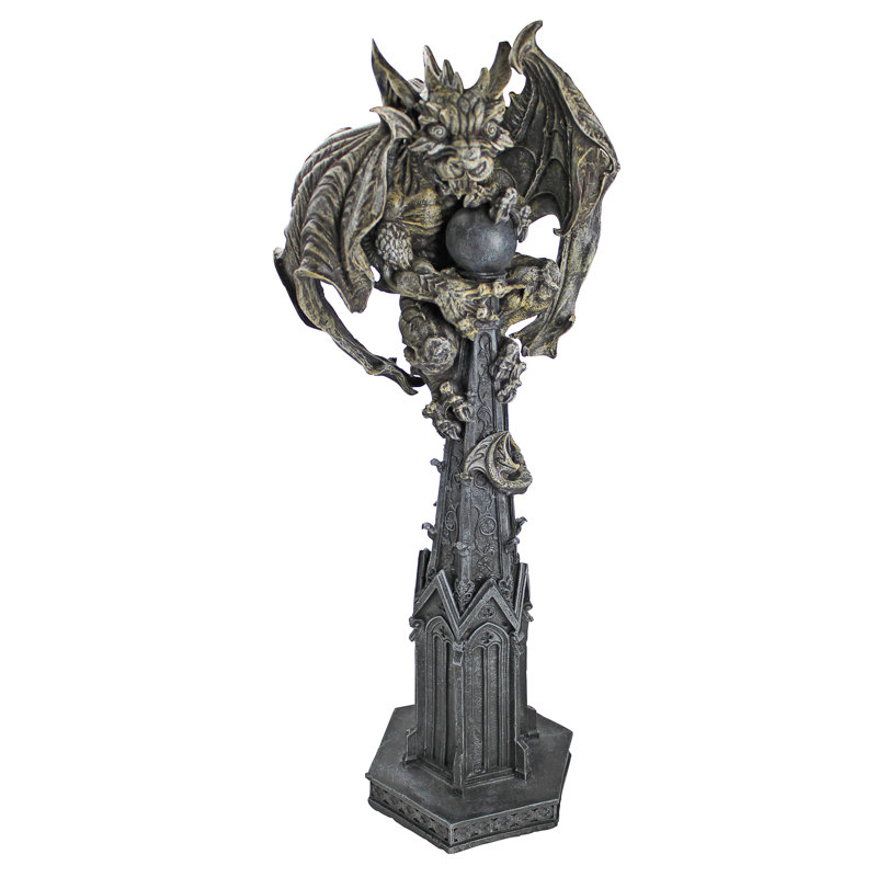 Raptor Gargoyle Surveyor of the Realm Statue
