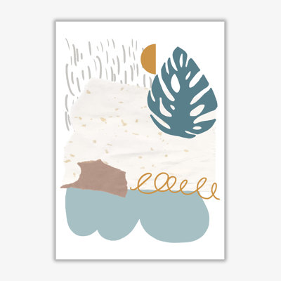 Reef Shapes Abstract 1 Piece Wall Art