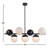 Azareyah 7-Light Dimmable Mid-Century Modern Chandelier-1797415508-1797415504