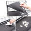 Under Sink Storage 2 Tier Sliding Cabinet Basket Pull Out Organizer Drawer, Black
