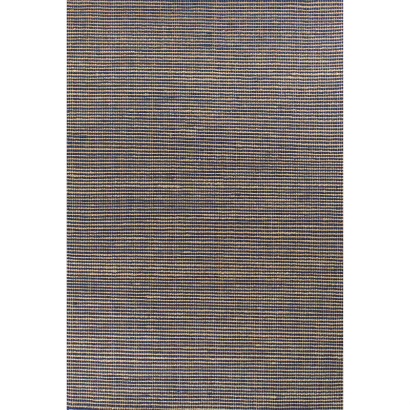 Tapis en jute / sisal / laine fait à la main Anders, Gris, Rectangle 6 pi 6 po x 9 pi 6 po