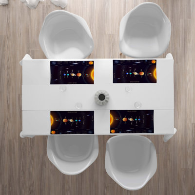 Polyester Abstract Rectangle Placemat