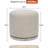 17.7" W Fully Assembled Swivel Ottoman with Acacia Solid Wood Frame, Linen Upholstered Footrest, 500lbs-812824214