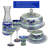 Barcelona Blue  Salters Champagne Flute