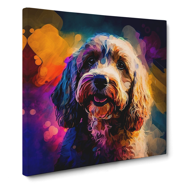 Cockapoo Abstract Expressionism - Print