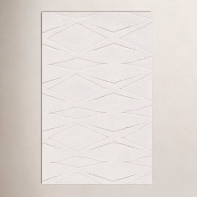 Elphia Ivory Hand-Tufted Wool Rug
