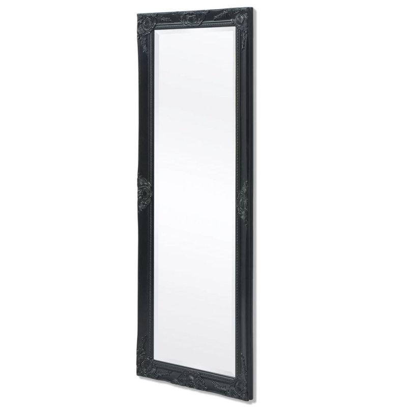 Blanche Full Length Mirror, 100cm H x 50cm W, Black