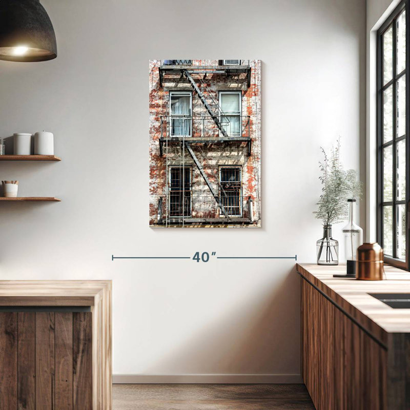 Escalier de secours Lilie, H 36 po x l 24 po