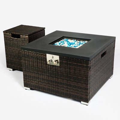 Couvercle d'extérieur pour réservoir de propane - brun foncé avec bonification de l'acier - bouteille de gaz 16 x 16 x 22 pouces à couper le souffle - 16 x 16 x 22 pouces