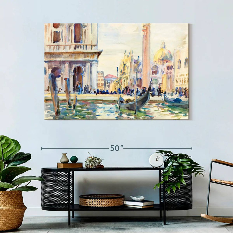Kavia, la piazzetta (1911), H 32 po x l 48 po