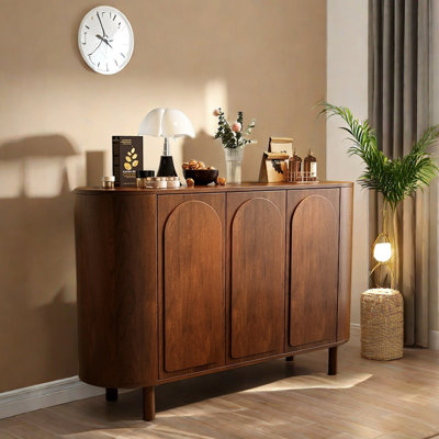 Buffets rétro en bois manufacturé polyvalent