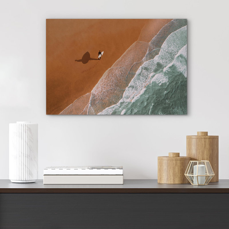 Coastal Beach Ocean Sea Wave Tropical Sunny Beach Coastal sur toile, H 24 po x l 36 po