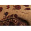 Tapis décoratif en laine brun clair de conception unique en laine noué à la main New Age de 6 pi 6 po x 9 pi 4 po Brannock