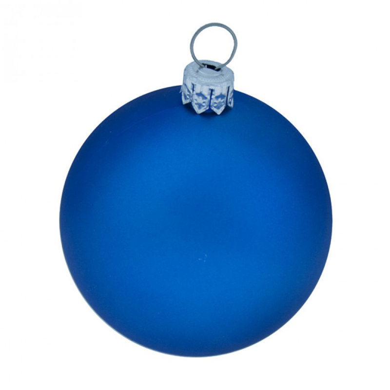 10cm Ball Ornament, Aqua Turquoise Satin