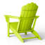 Chaise Adirondack en poly PEHD avec porte-gobelet Lucus-694082742