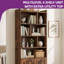 Bookcase With Open Cubbies & Cabinet-851195477-848897718