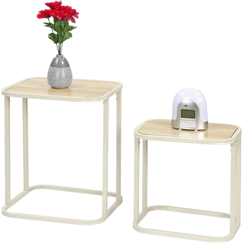Living Room Table Set, Cream