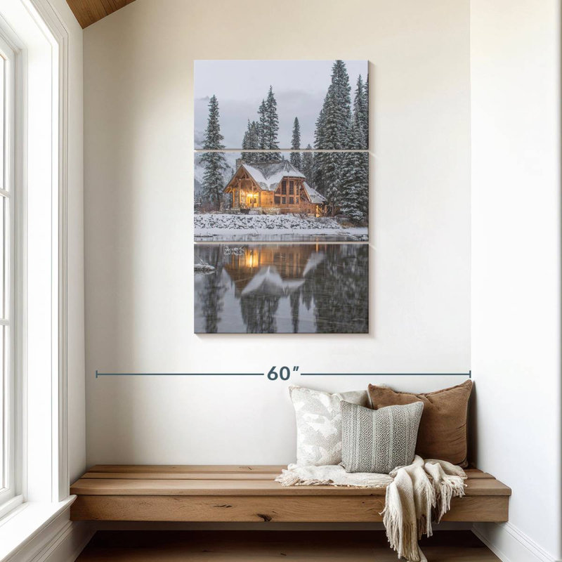 Chalet d'hiver Lilie, H 45 po x l 28 po