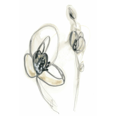 Étude florale monochrome III