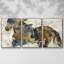 Gallop - 3 pièces, reproduction encadrée sur toile-1173058281-1173058285