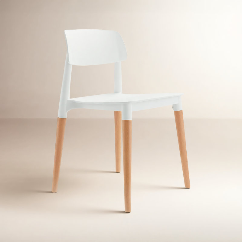 Chaise d'appoint Jago, Blanc, 2