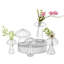 Dallana Glass Floor Vase-1794005427