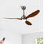 Ventilateur de plafond 52 pouces avec lumières et moteur à courant continu réversible de 52 pouces-130156523