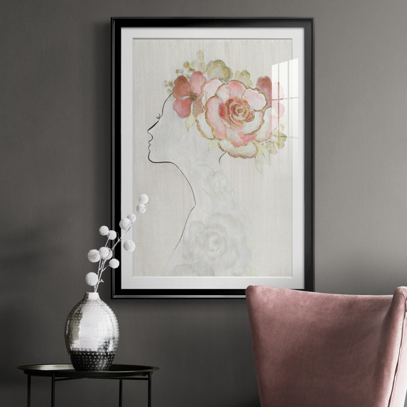 Fashion Fashion Silhouette II - Reproduction d'art sur toile encadrée, Noir, H 30,5 po x l 42,5 po x P 1,5 po