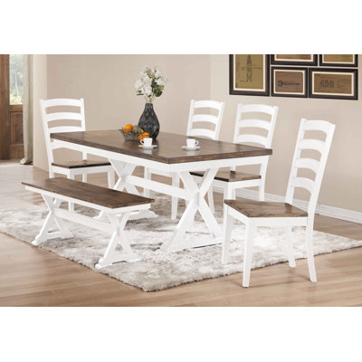Milya Solid Wood Bench