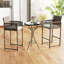 Tabourets de bar avec chaises et accoudoirs-242414051