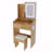 Vanity Table With Led-Illuminated Mirror, With Power Outlet, Hairdryer Holder & Stool – Compact Dressing Desk For Small Bedrooms