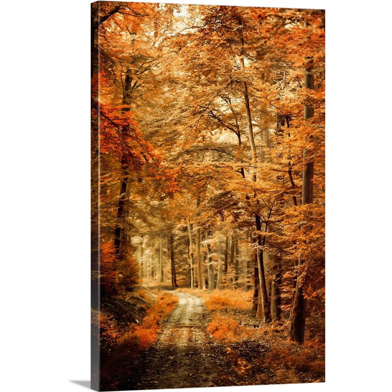 «Autumn Secret», reproduction de photo sur toile, H 18 po x l 12 po x 1,5 po