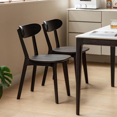BFY Solid Wood Wing Back Side Chair