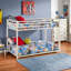 Lit superposé simple en fer Kutcher -295781803