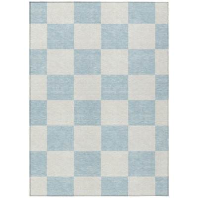 Machine Washable Indoor/Outdoor Micelotta ACN2345 Geometric Rug