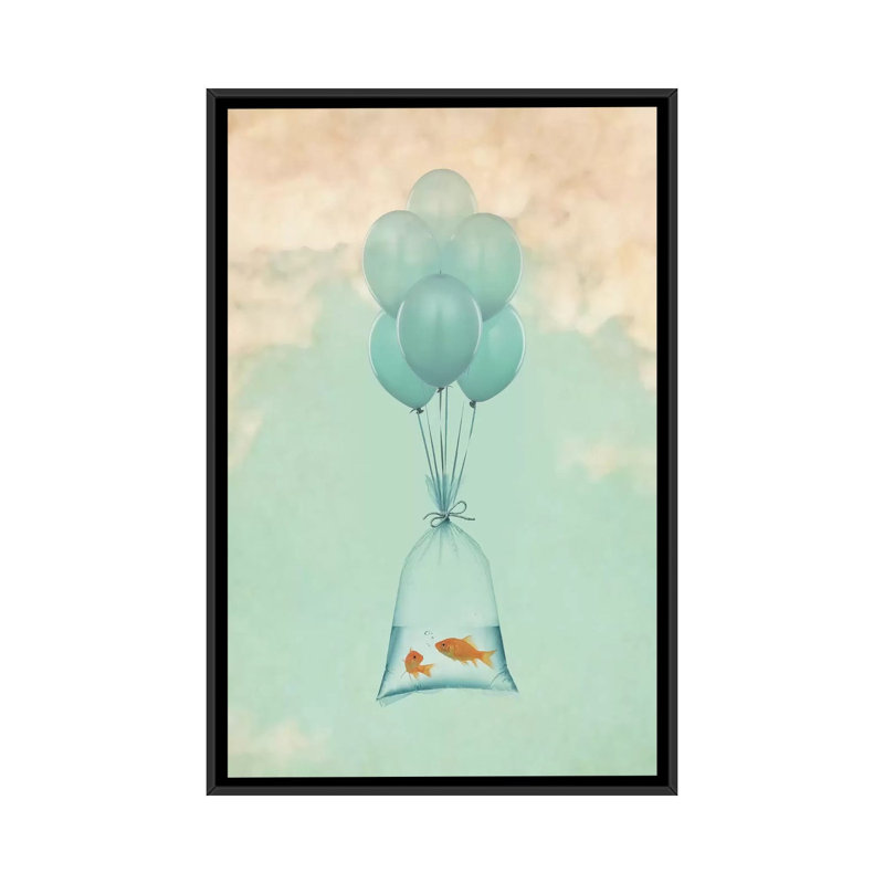 Flight to Freedom I 1 Piece Wall Art on Canvas, 66.04 cm H x 45.72 cm W, Black Framed