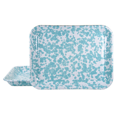 Golden Rabbit Enamelware 13 x 10" Quarter Sheets, Set of 2