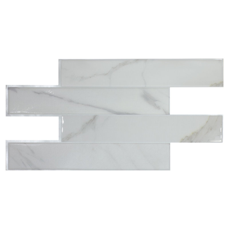 Carreau de dosseret en gel pelez et collez Norvège 22 po x 12 po