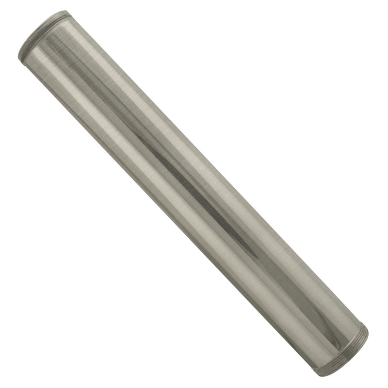 Corde d'extension de drain de lavabo filetée à double extrémité de 1-1 / 4 po x 12 po, Satin Nickel