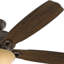 Ventilateur de plafond à 5 pales 60 po avec chaînette et ensemble d’éclairage Ambrose inclus
