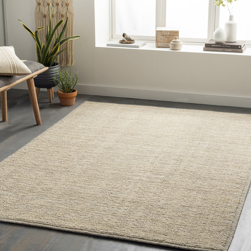 Sabrine Wool Indoor Rug, Rectangle 2' x 3', Tan