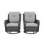 Swivel and sliding wicker patio chairs-2117509929-2117509928