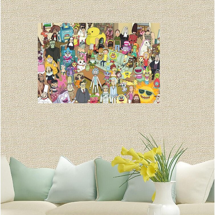 Buy Art For Less Rick And Morty On Paper Print | Wayfair